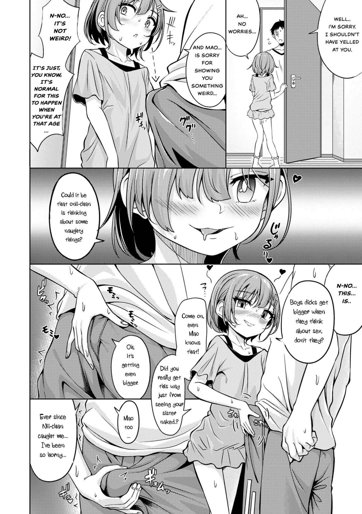 Hentai Manga Comic-My Sister Masturbate in her Room on a Summer Afternoon-Read-6